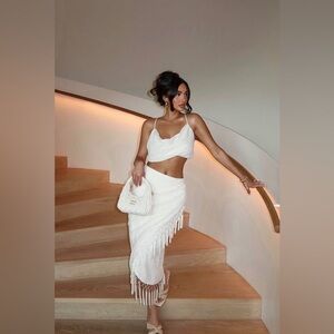 ✨ Fashion Nova Next Vacation Skirt Set - Cream